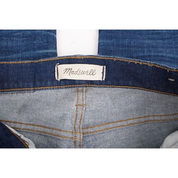 Madewell Womens 9" High Riser Skinny Skinny Jeans waist Sz 24 Blue Denim - Picture 6 of 9